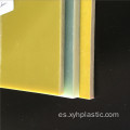 Hoja de tela de vidrio epoxi amarillo 3240